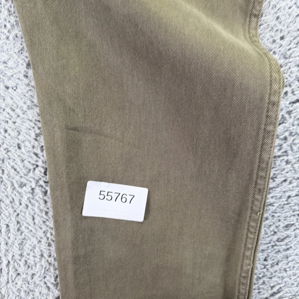 J.Crew Jeans Womens 28x23 Green Cotton Denim Straight Leg Cropped Travel Stretch